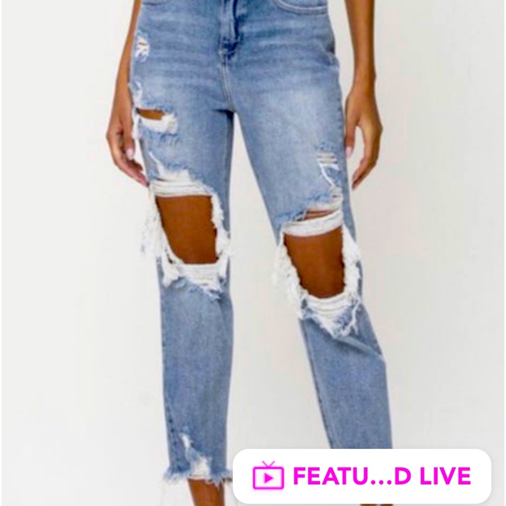 Distressed Jeans and frayed edgy